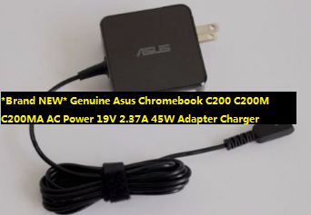 *Brand NEW* Genuine Asus Chromebook C200 C200M C200MA AC Power 19V 2.37A 45W Adapter Charger